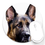 German Shepherd Dog Round Mousepad