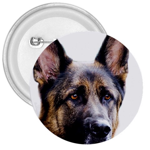 German Shepherd Dog 3  Button from ArtsNow.com Front