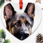 German Shepherd Dog Ornament (Heart)