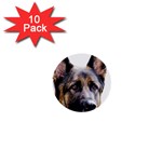 German Shepherd Dog 1  Mini Button (10 pack) 