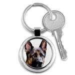 German Shepherd Dog Key Chain (Round)