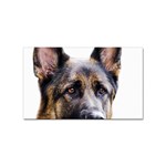 German Shepherd Dog Sticker Rectangular (100 pack)