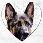 German Shepherd Dog Jigsaw Puzzle (Heart)