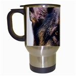 German Shepherd Dog Travel Mug (White)
