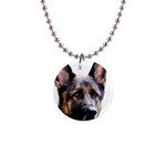 German Shepherd Dog 1  Button Necklace