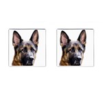German Shepherd Dog Cufflinks (Square)