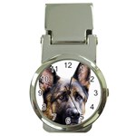 German Shepherd Dog Money Clip Watch