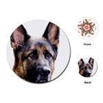 German Shepherd Dog Playing Cards (Round)