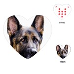 German Shepherd Dog Playing Cards (Heart)
