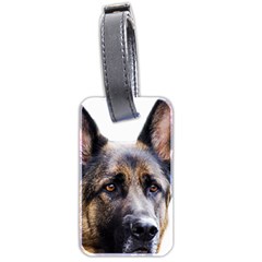 German Shepherd Dog Luggage Tag (two sides) from ArtsNow.com Back