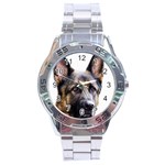German Shepherd Dog Stainless Steel Analogue Watch