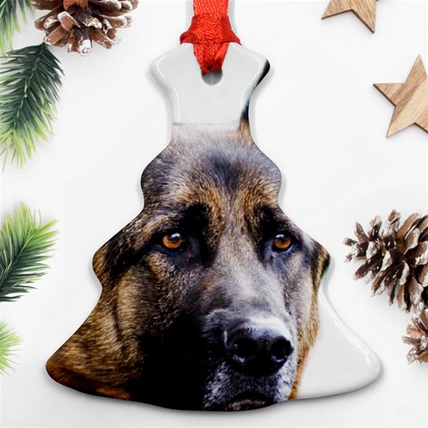 German Shepherd Dog Ornament (Christmas Tree)  from ArtsNow.com Front