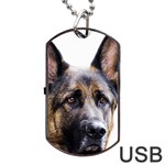 German Shepherd Dog Dog Tag USB Flash (One Side)
