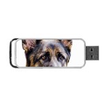 German Shepherd Dog Portable USB Flash (Two Sides)
