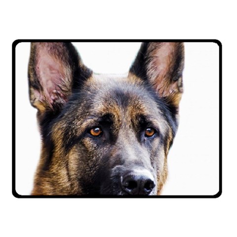 German Shepherd Dog Double Sided Fleece Blanket (Small) from ArtsNow.com 45 x34  Blanket Front