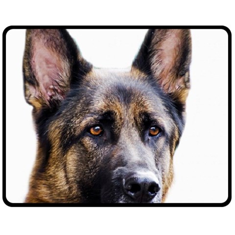 German Shepherd Dog Double Sided Fleece Blanket (Medium) from ArtsNow.com 58.8 x47.4  Blanket Front