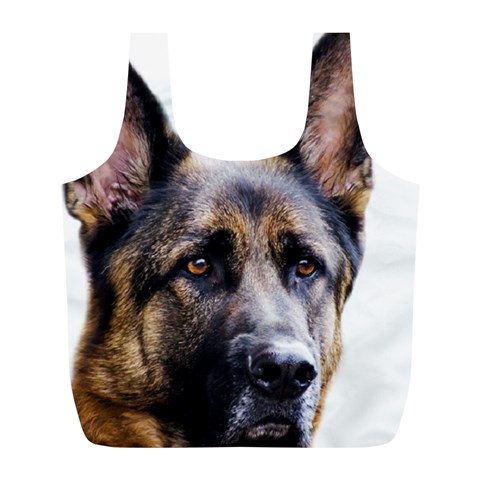 German Shepherd Dog Full Print Recycle Bag (L) from ArtsNow.com Front
