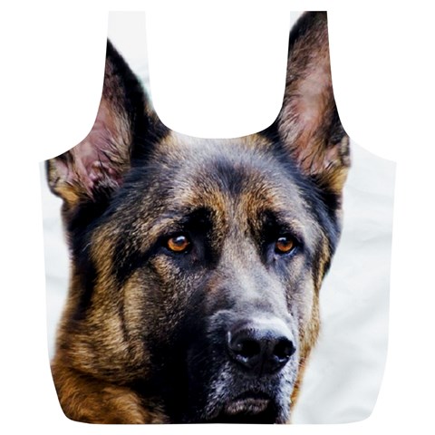 German Shepherd Dog Full Print Recycle Bag (XL) from ArtsNow.com Front