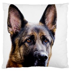 German Shepherd Dog Large Flano Cushion Case (Two Sides) from ArtsNow.com Back