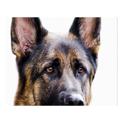 German Shepherd Dog Double Sided Flano Blanket (Large) from ArtsNow.com 80 x60  Blanket Front