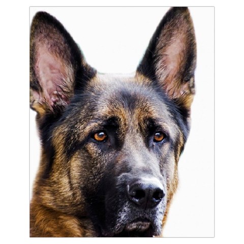 German Shepherd Dog Drawstring Pouch (XL) from ArtsNow.com Front