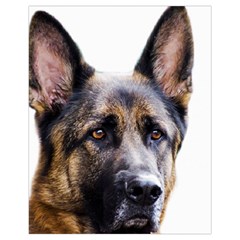German Shepherd Dog Drawstring Pouch (XL) from ArtsNow.com Back