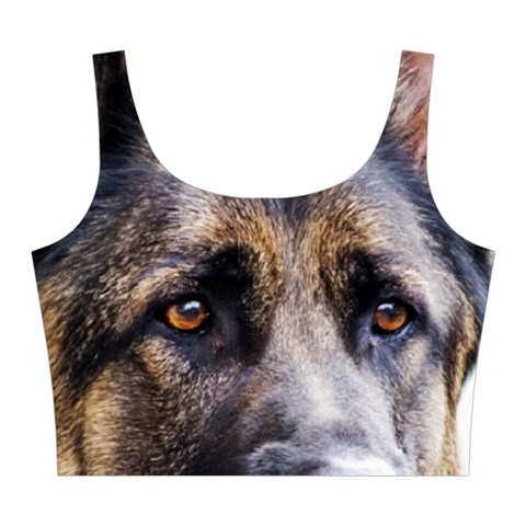 German Shepherd Dog Midi Sleeveless Dress from ArtsNow.com Top Back