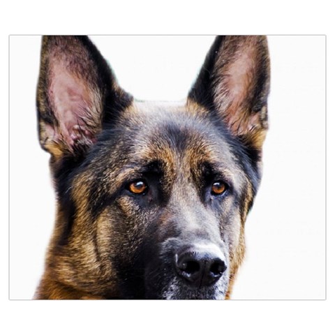 German Shepherd Dog Medium Zipper Tote Bag from ArtsNow.com Front
