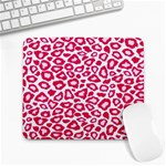 Pink Leapard Print 2 Large Mousepad