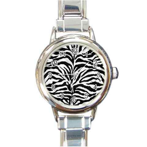 Bw Zebra Round Italian Charm Watch from ArtsNow.com Front