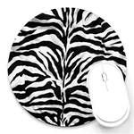 Bw Zebra Round Mousepad