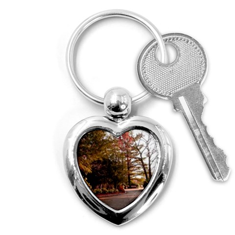 Leo Harrison St Pk  Path 2 Key Chain (Heart) from ArtsNow.com Front