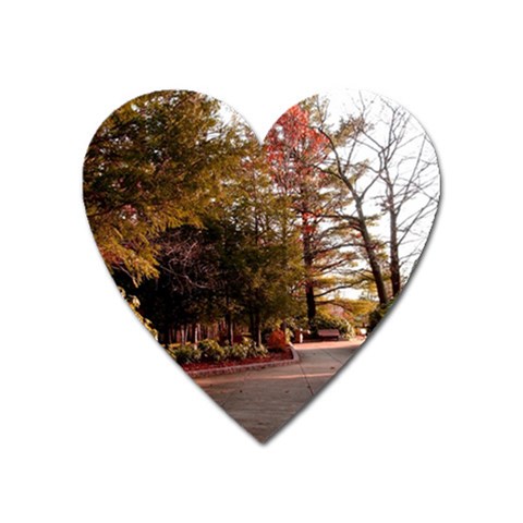Leo Harrison St Pk  Path 2 Magnet (Heart) from ArtsNow.com Front