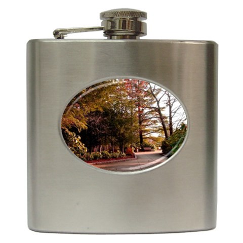 Leo Harrison St Pk  Path 2 Hip Flask (6 oz) from ArtsNow.com Front