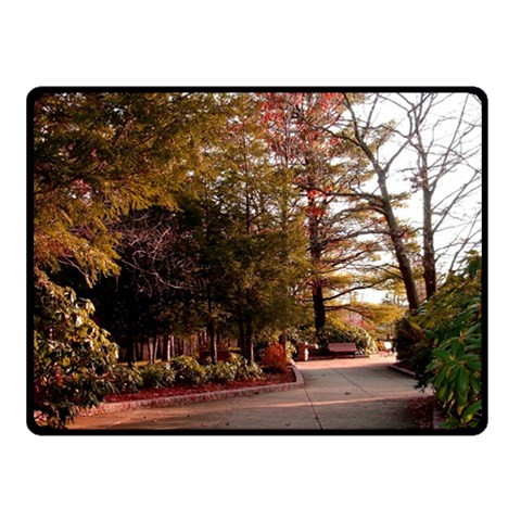 Leo Harrison St Pk  Path 2 Double Sided Fleece Blanket (Small) from ArtsNow.com 45 x34  Blanket Front