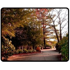 Leo Harrison St Pk  Path 2 Double Sided Fleece Blanket (Medium) from ArtsNow.com 58.8 x47.4  Blanket Back