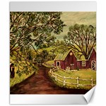 Old Red Barn By Ave Hurley - Canvas 8  x 10 