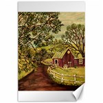 Old Red Barn By Ave Hurley - Canvas 24  x 36 