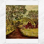 Old Red Barn By Ave Hurley - Canvas 36  x 48 