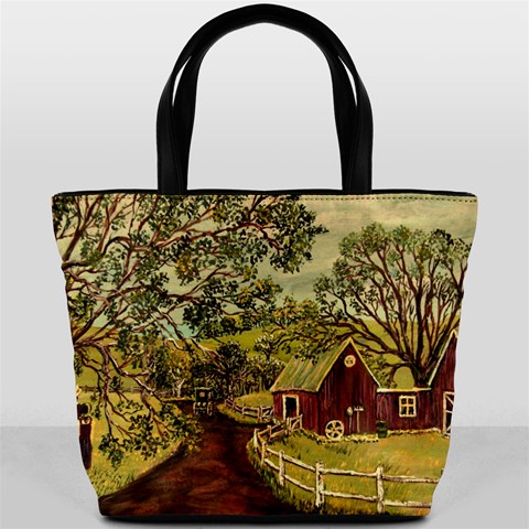 Old Red Barn By Ave Hurley Front