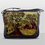 Old Red Barn By Ave Hurley - Messenger Bag