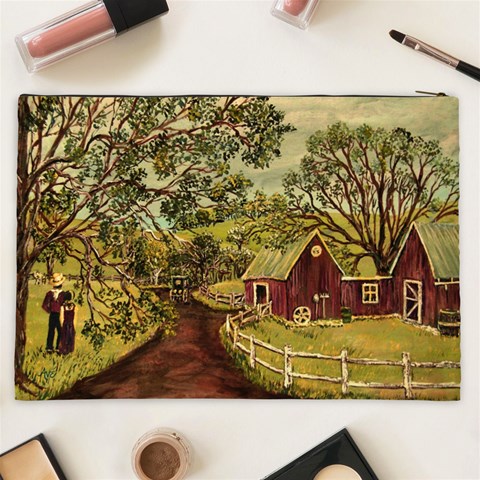 Old Red Barn By Ave Hurley Back