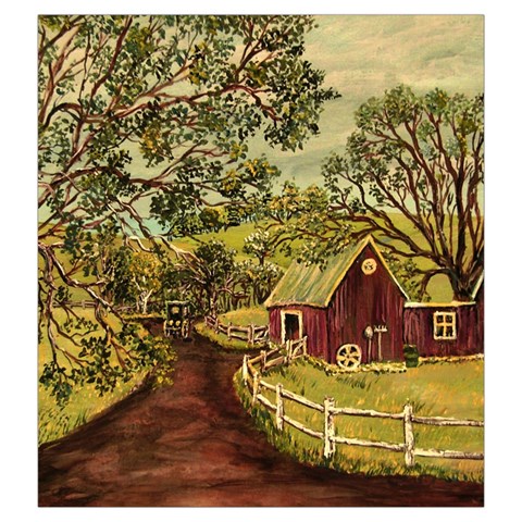 Old Red Barn By Ave Hurley Front