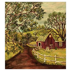 Old Red Barn By Ave Hurley Back