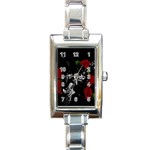 Slash Rectangle Italian Charm Watch