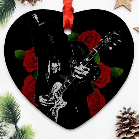 Slash Ornament (Heart) from ArtsNow.com Front