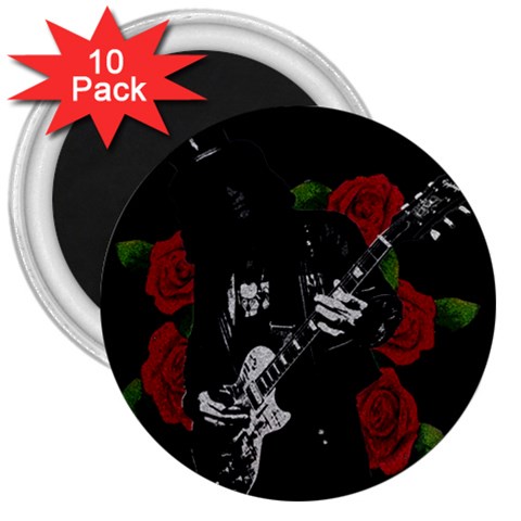 Slash 3  Magnets (10 pack)  from ArtsNow.com Front