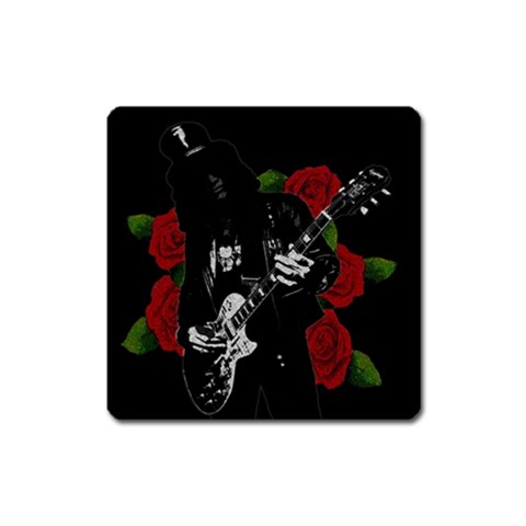 Slash Square Magnet from ArtsNow.com Front