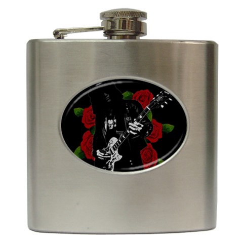 Slash Hip Flask (6 oz) from ArtsNow.com Front
