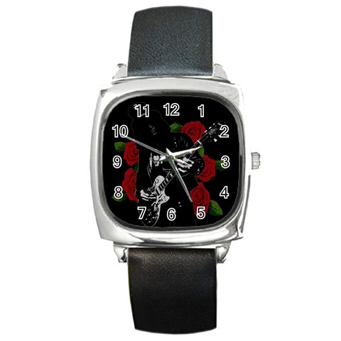 Slash Square Metal Watch from ArtsNow.com Front